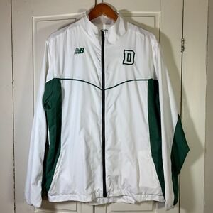 Dartmouth College New Balance Mens XL Big Green Windbreaker Full Zip Jacket READ